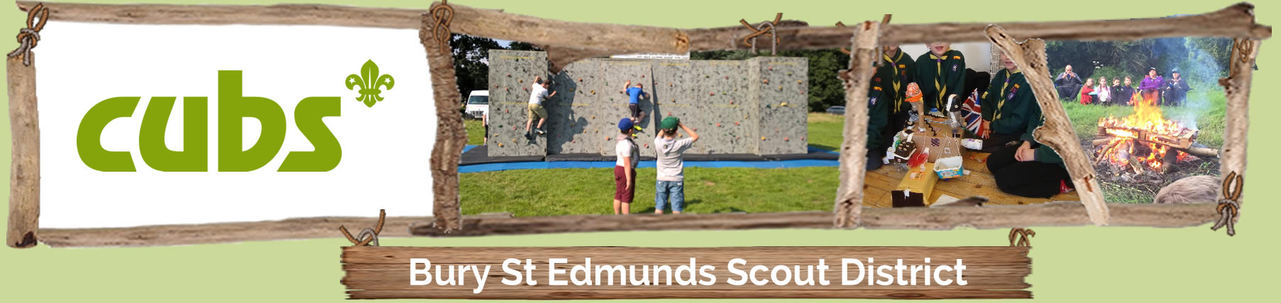 Bury St Edmunds District Scouts logo